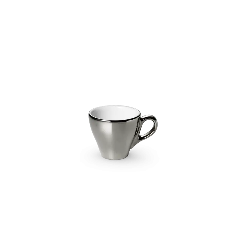 Solid Color Platin - Espresso Cup Classico (3 fl oz | 0.09L) Dibbern