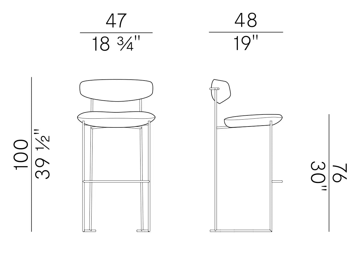 Keel - Barstool (922/A) Potocco