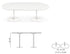 Dizzie - Table with Double Oval Base Arper