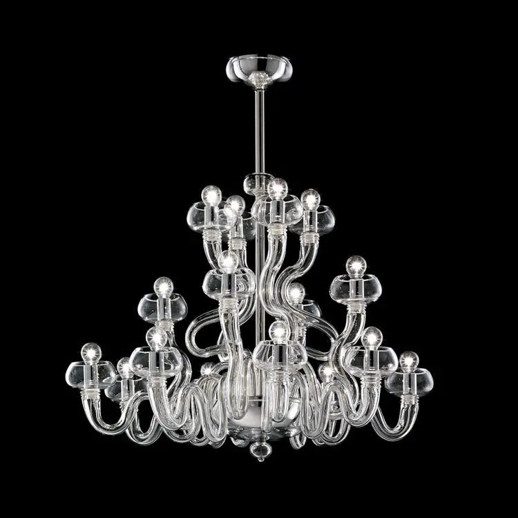 Bissa Boba Glass Chandelier with 16 Lights Barovier & Toso