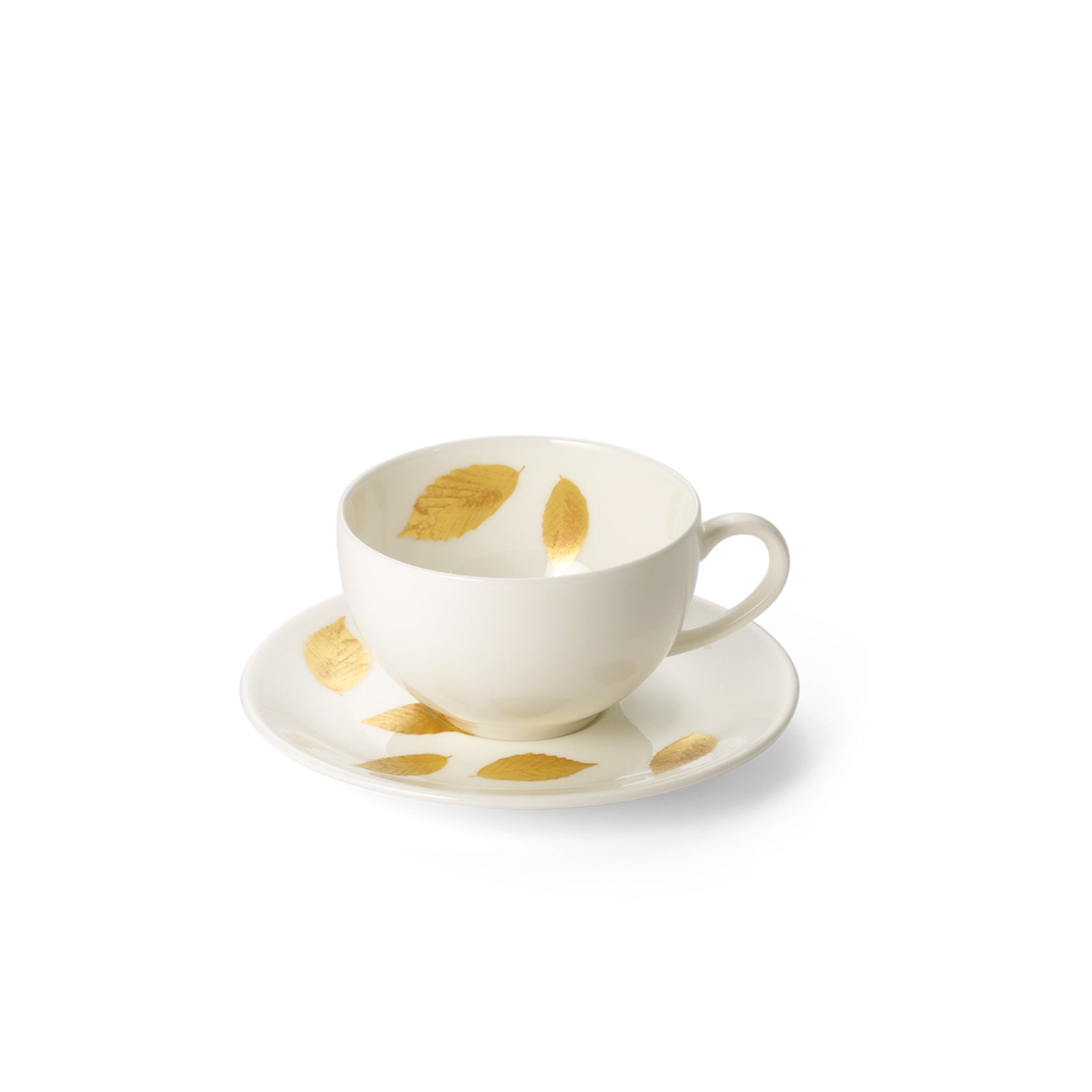 Gold Leaf - Set Espresso Cup & Saucer Gold 3.7 FL OZ | 0.11L - JANGEORGe Interiors & Furniture