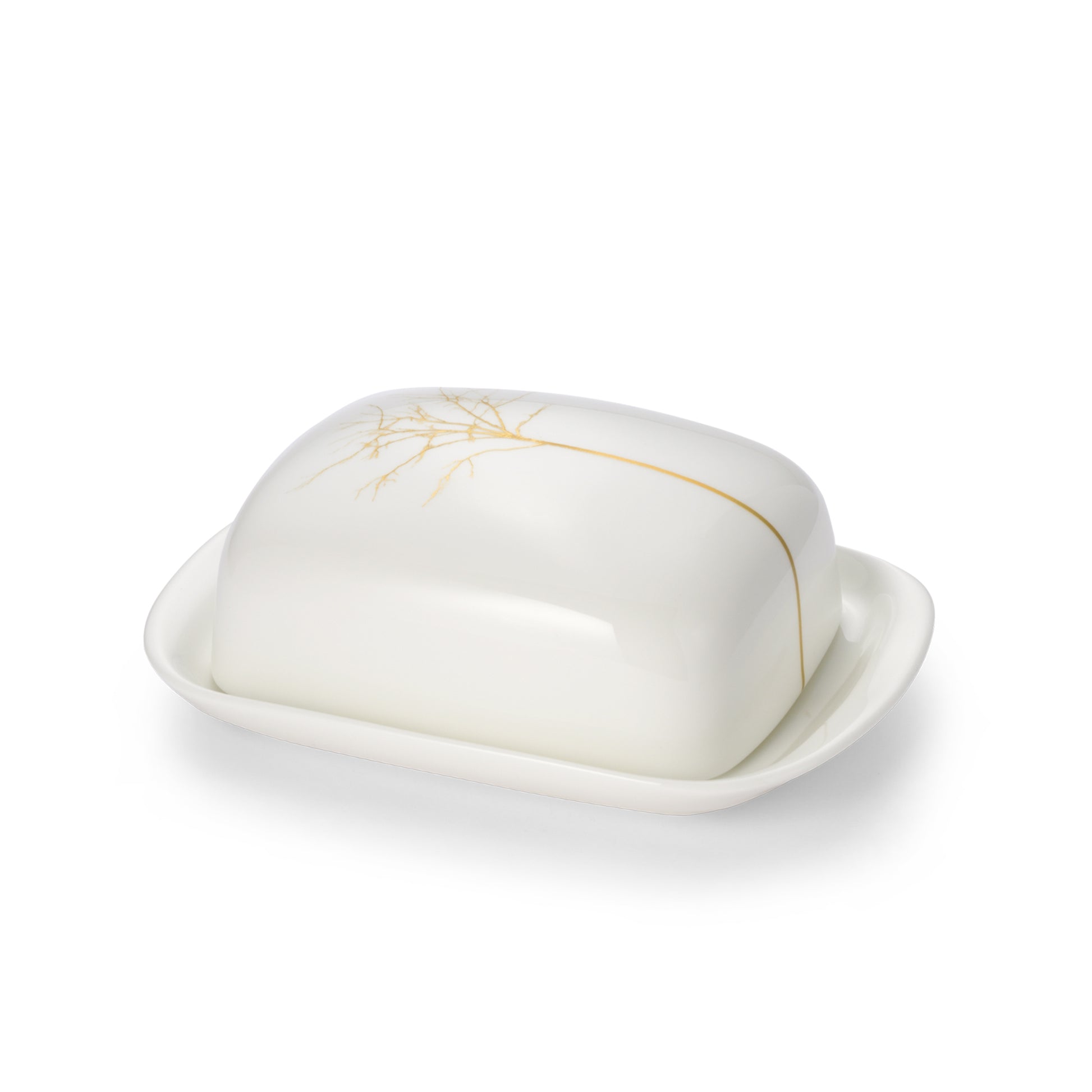 Golden Forest - Butter Dish Gold 250g | Dibbern | JANGEORGe Interior Design