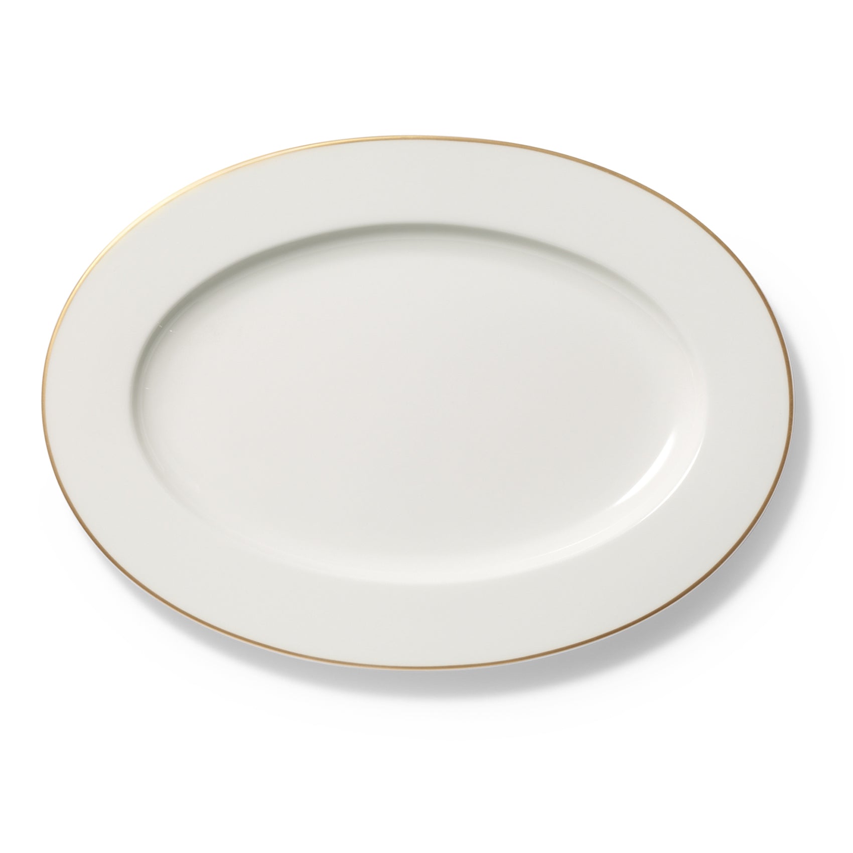 Golden Lane - Oval Platter Gold 15.4in | 39cm (Ø) | Dibbern | JANGEORGe Interior Design