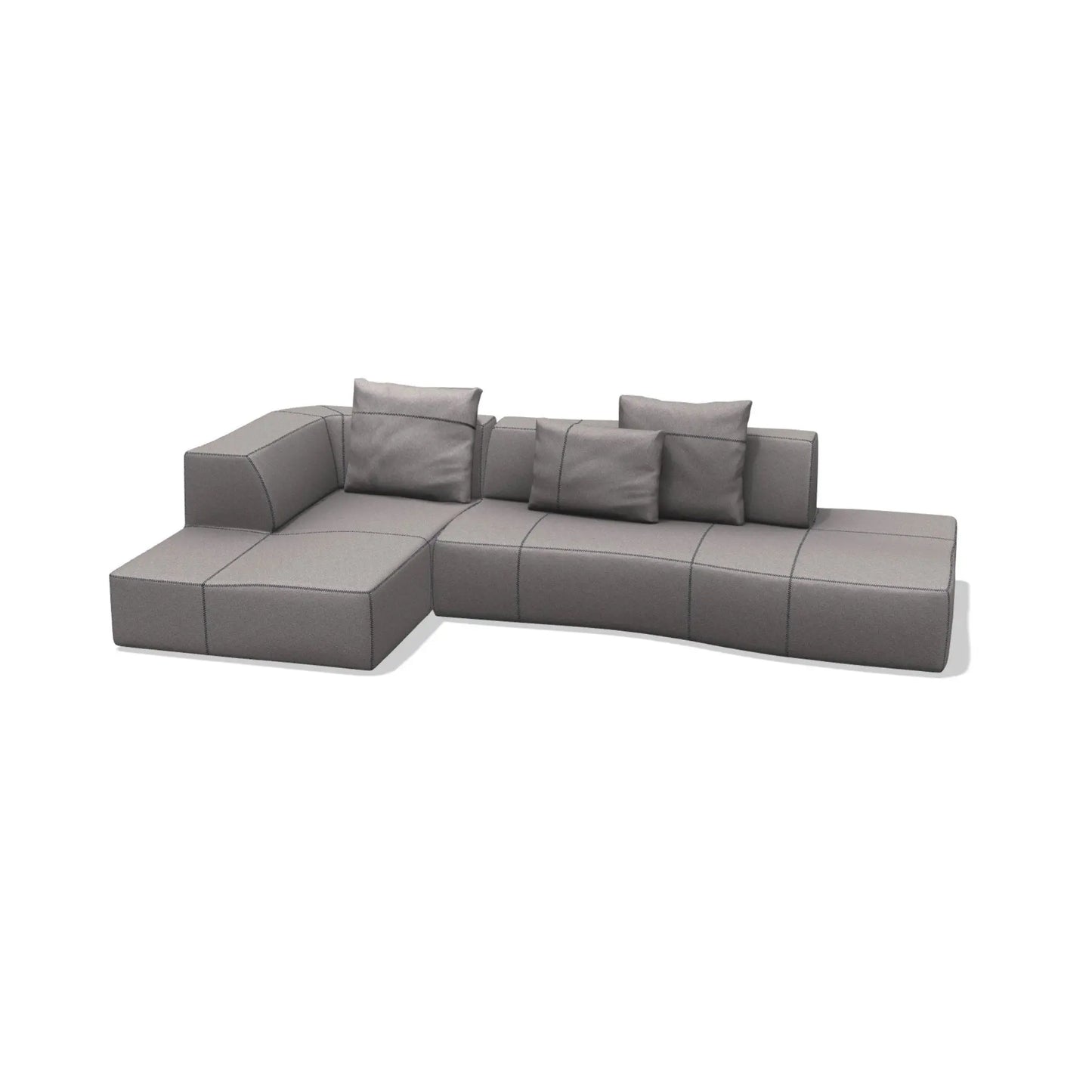 Bend - Floor Model - Sectional Sofa, Quick Ship Version 330cm (Sag Harbor, NY) - JANGEORGe Interiors & Furniture