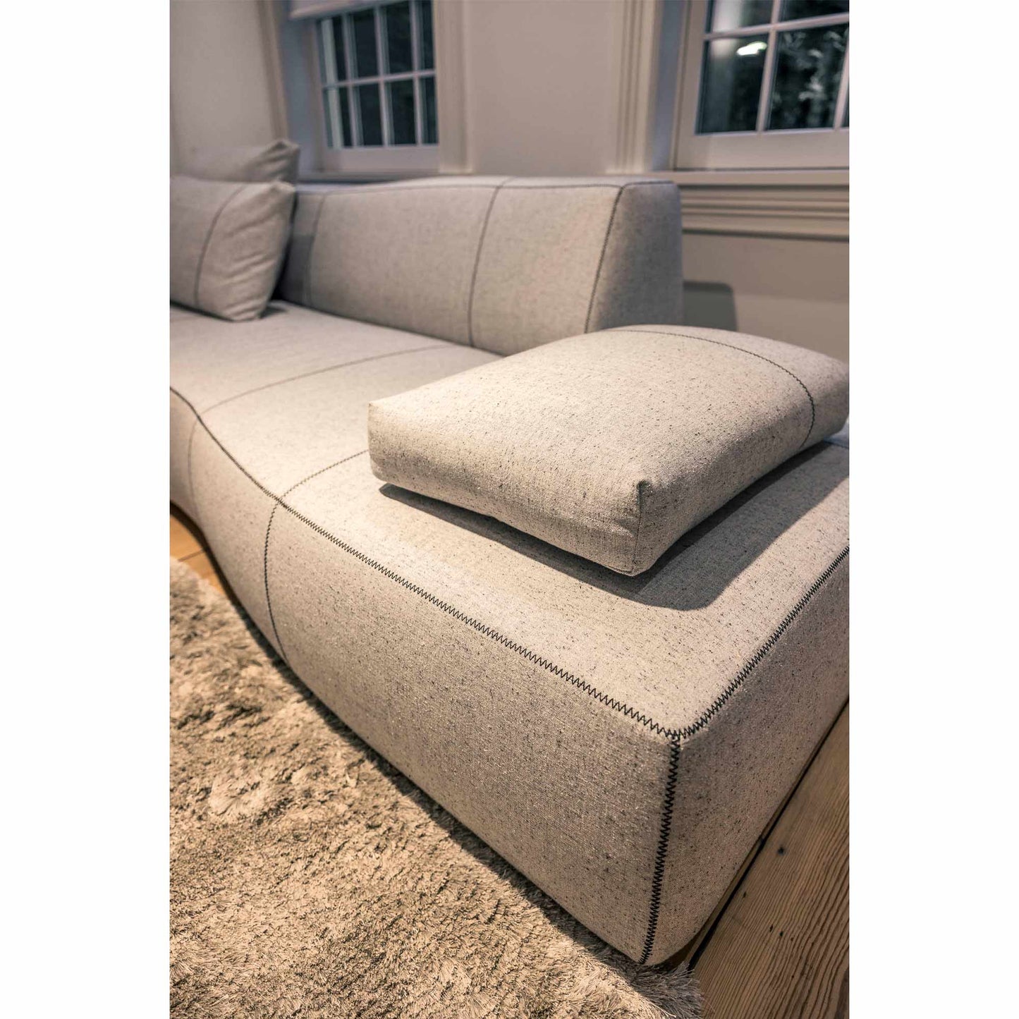 Bend - Floor Model - Sectional Sofa, Quick Ship Version 330cm (Sag Harbor, NY) - JANGEORGe Interiors & Furniture