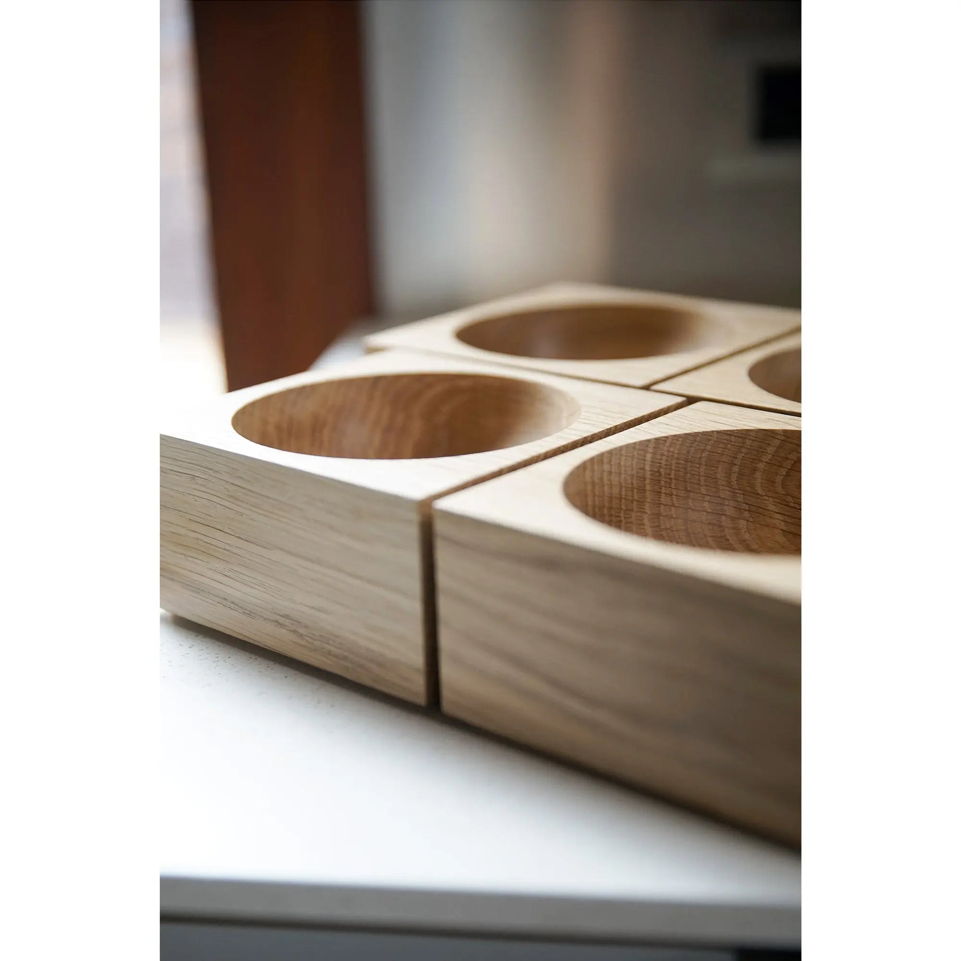 Square Solid Oak Bowls - JANGEORGe Interiors & Furniture