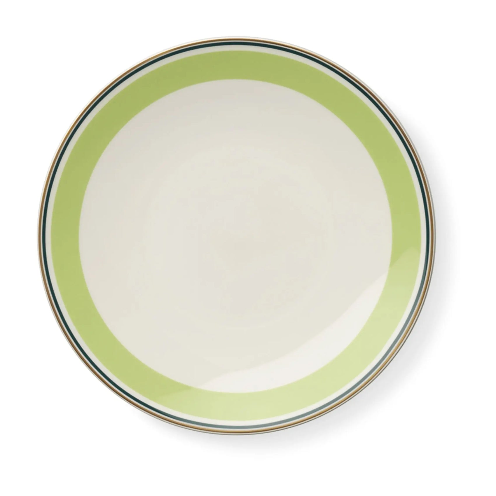 Capri - Dessert Plate Spring Green/Dark Green 9.4 in | 24cm - JANGEORGe Interiors & Furniture