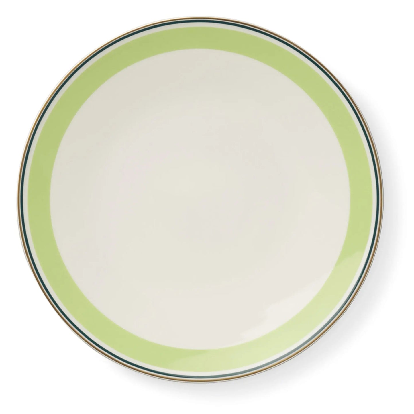 Capri - Dinner Plate Spring Green/Dark Green 11 in | 28cm - JANGEORGe Interiors & Furniture