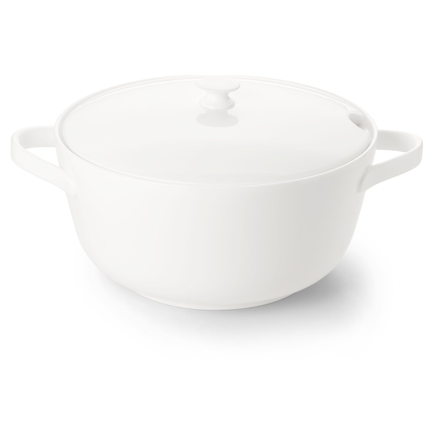 Classic - Dish With Lid White 67.6 FL OZ | 2L | Dibbern | JANGEORGe Interiors & Furniture