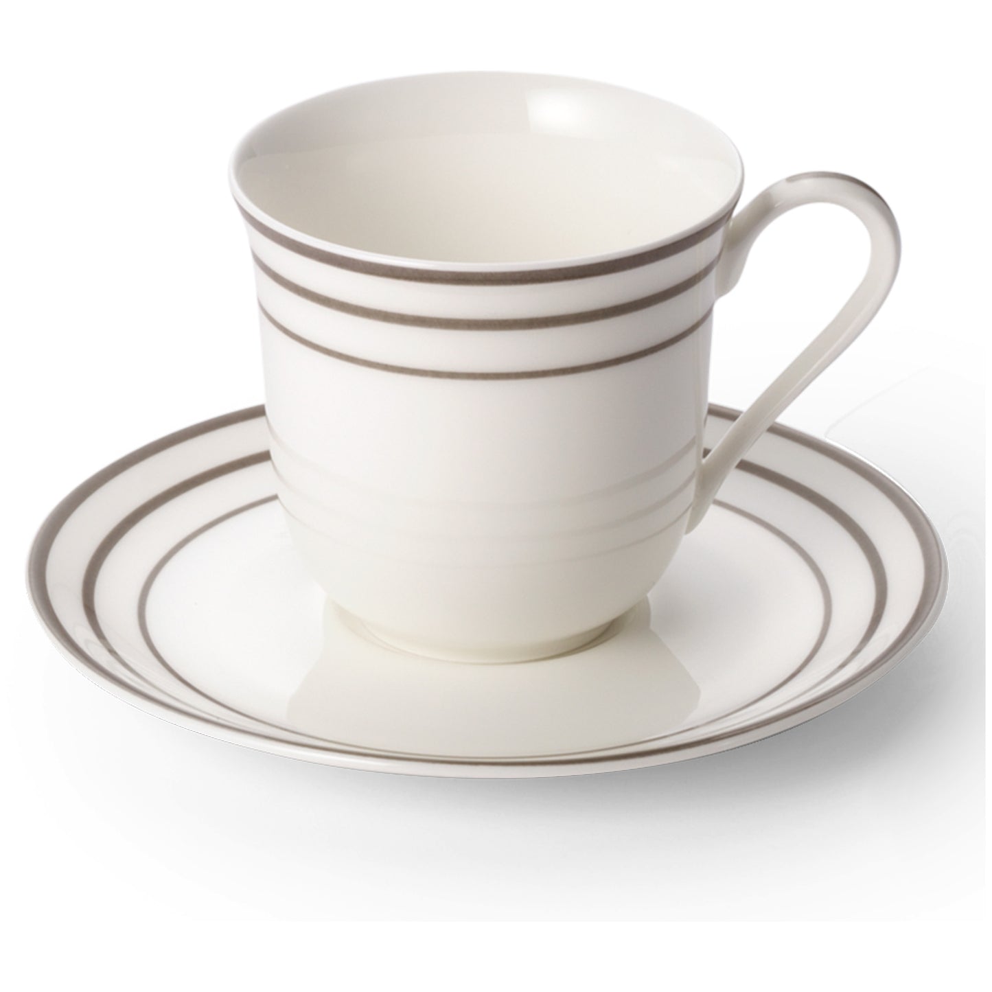 Metropolitan - Set Espresso Cup & Saucer Vienna Anthracite 3.7 FL OZ | 0.11L | Dibbern | JANGEORGe Interiors & Furniture