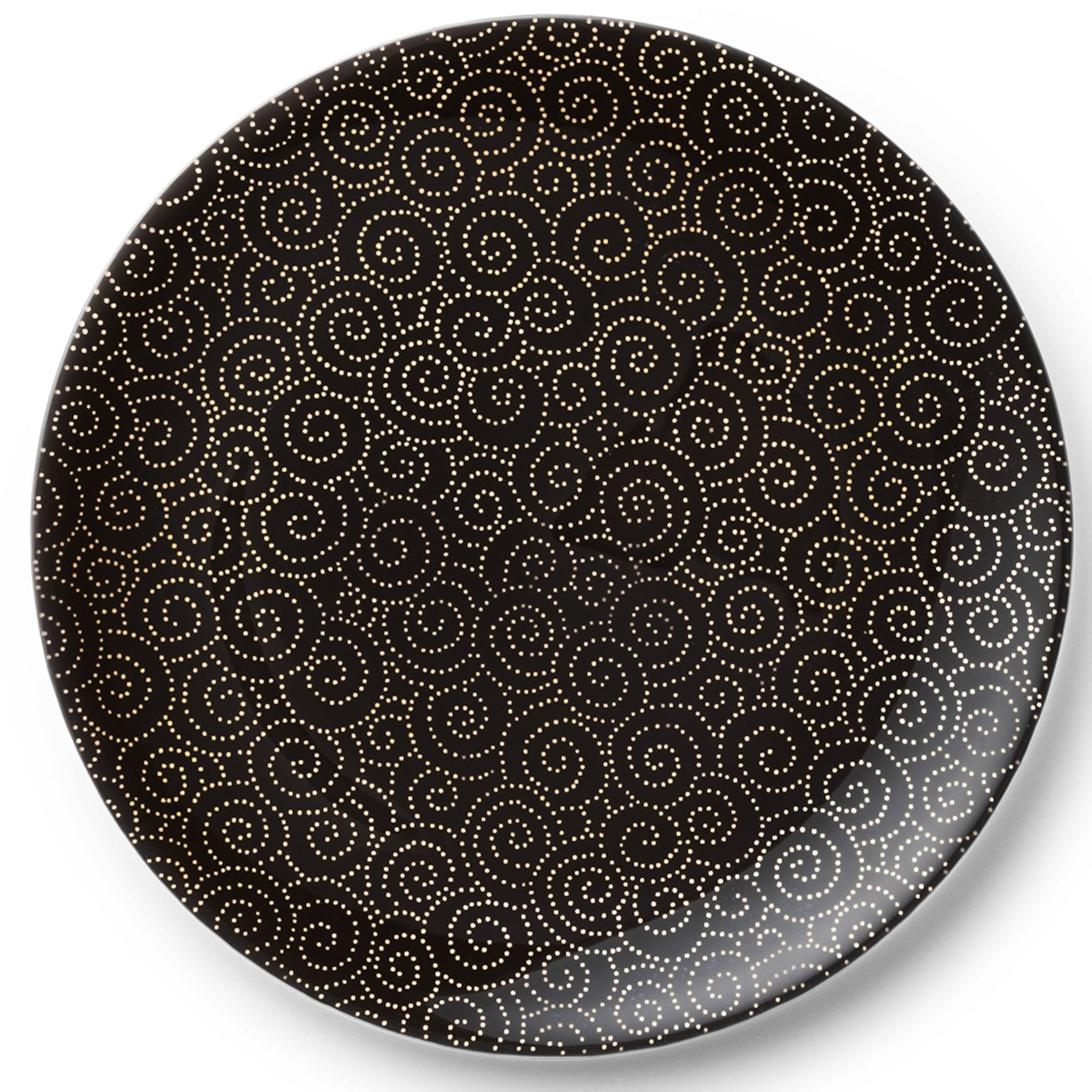 Ornament Gold/Black - Dessert Plate 8.3in | 21cm (Ø) | Dibbern | JANGEORGe Interiors & Furniture