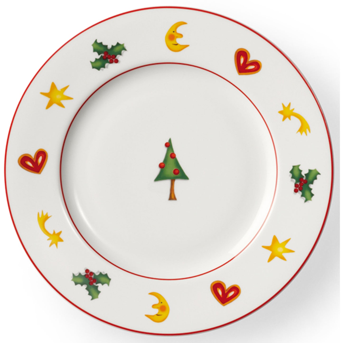 Season's Greetings - Dessert Plate Tree 8.3in | 21cm (Ø) | Dibbern | JANGEORGe Interiors & Furniture