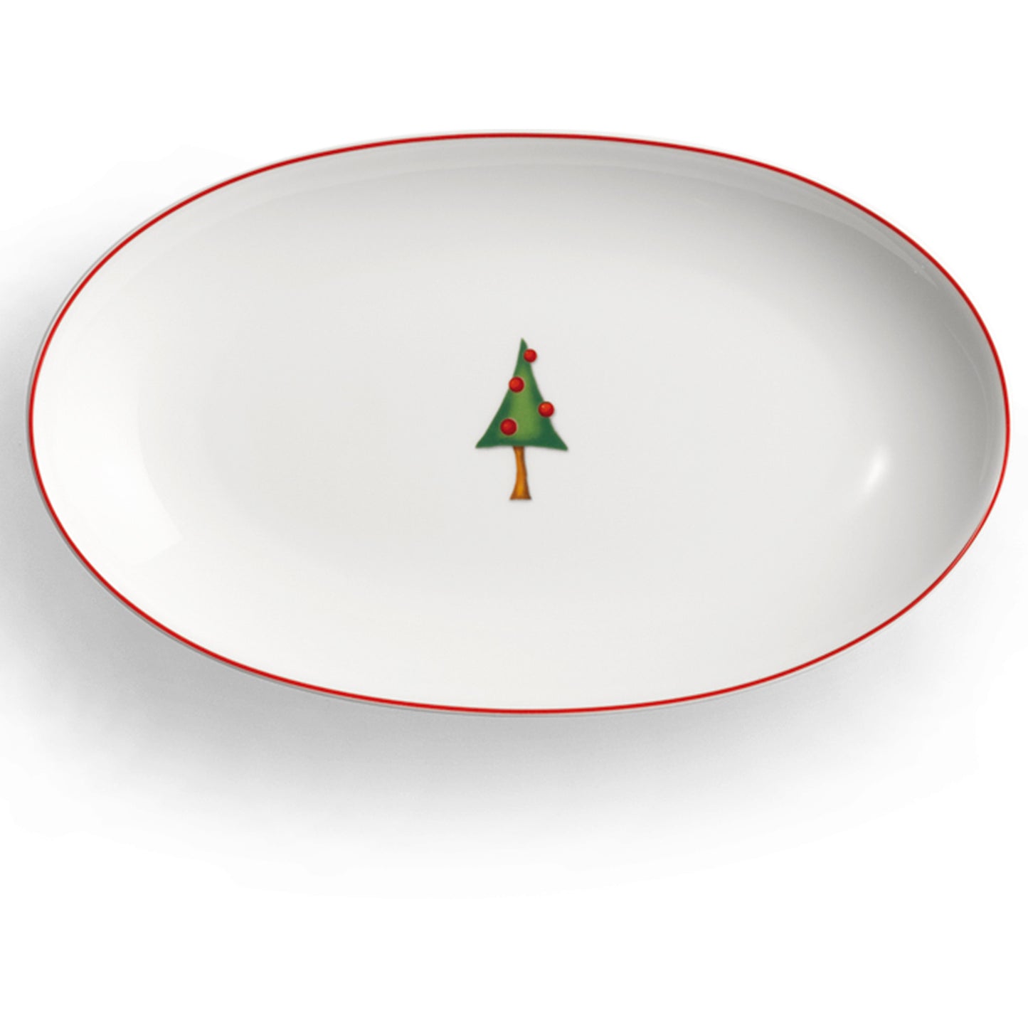 Season's Greetings - Oval Side Plate 9.4in | 24cm | Dibbern | JANGEORGe Interiors & Furniture