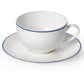 Simplicity - Set Espresso Cup & Saucer 3.7 FL OZ | 0.11L | Dibbern | JANGEORGe Interiors & Furniture