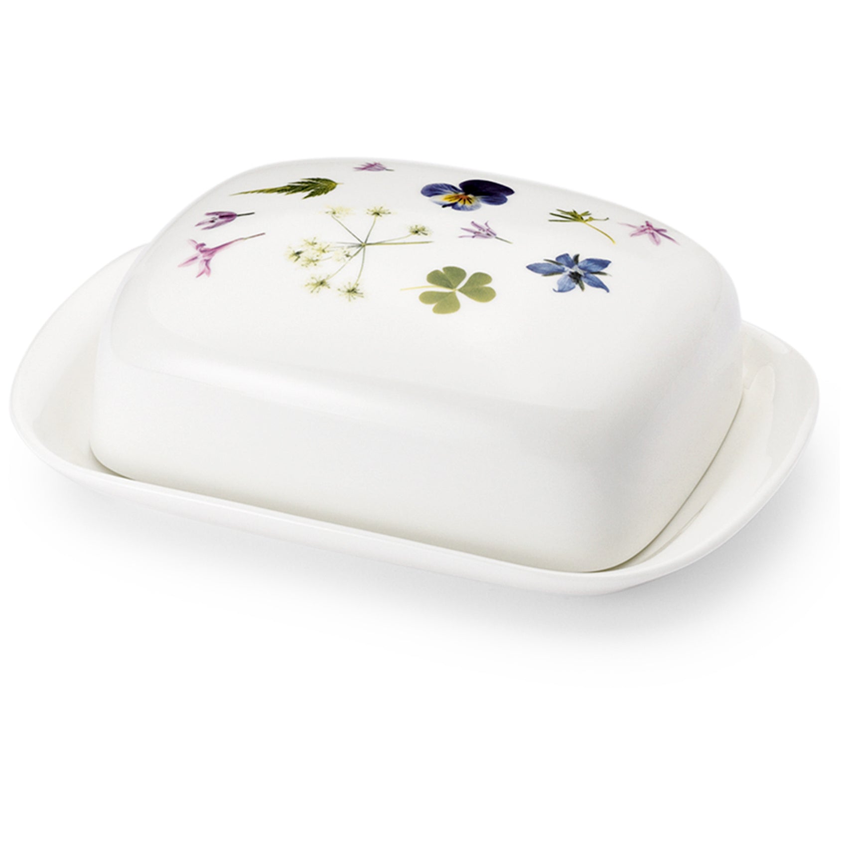 Wildkräuter (Wild Herbs) - Flat of Butter Dish | Dibbern | JANGEORGe Interiors & Furniture