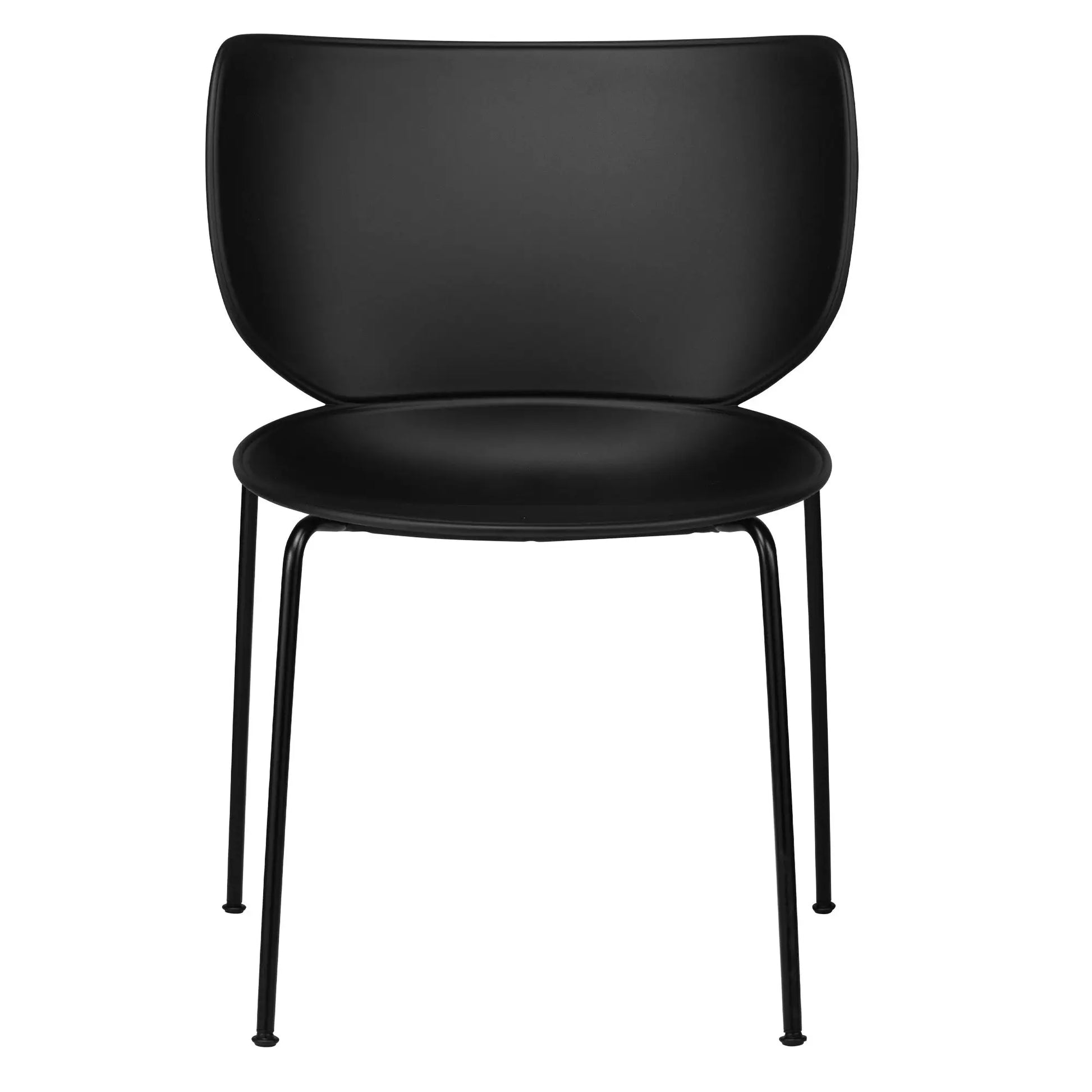 Hana Chair Set of 2 - Un-Upholstered (Stackable Black Legs) - JANGEORGe Interiors & Furniture