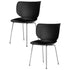 Hana Chair Set of 2 - Un-Upholstered (Non-Stackable Chrome Legs) - JANGEORGe Interiors & Furniture