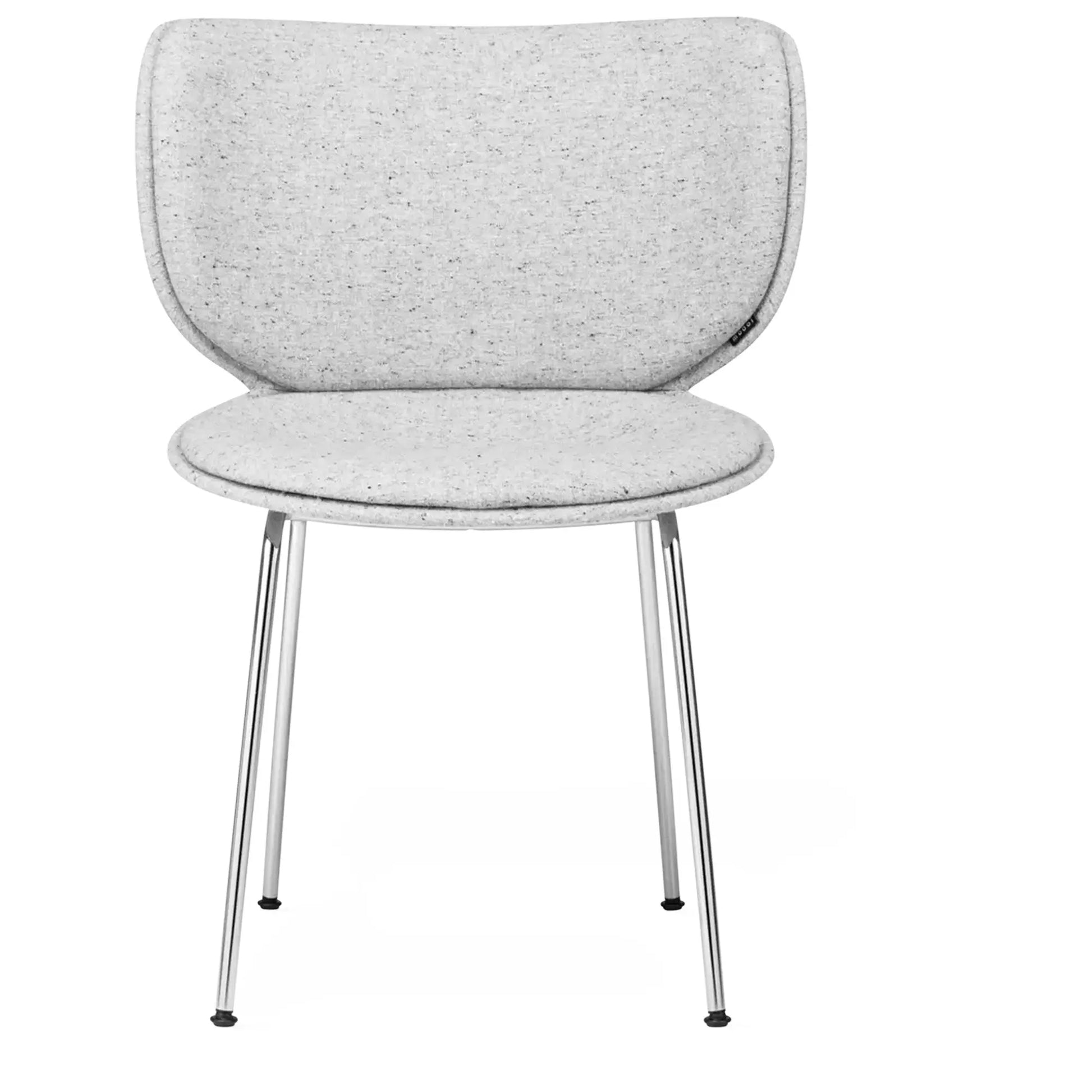 Hana Chair - Upholstered (Stackable Chrome Legs) - JANGEORGe Interiors & Furniture