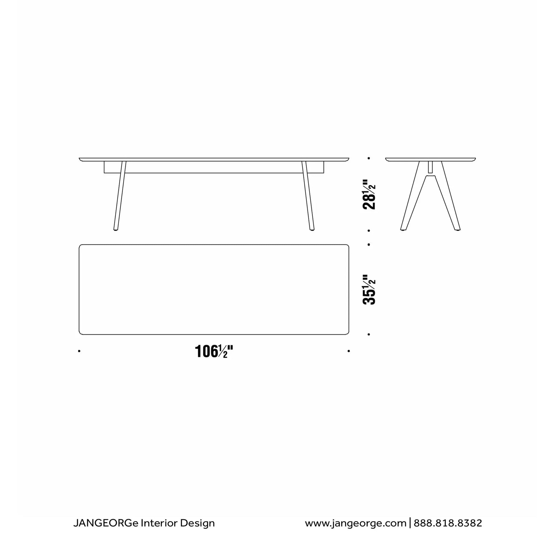 JANGEORGe Interiors & Furniture Moroso Mathilda Dining Table