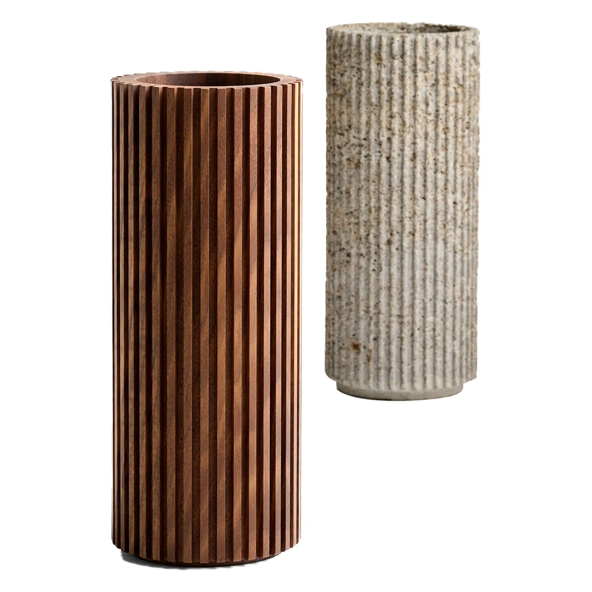 Nicolas Schuybroek - Vase Walnut Wood | When Objects Work | JANGEORGe Interiors & Furniture