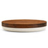 VVD Pottery - Ceramic 30x2cm with 3cm Walnut Lid (3023) - JANGEORGe Interiors & Furniture