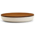 VVD Pottery - Ceramic 30x5cm with 1cm Walnut Lid (3051) - JANGEORGe Interiors & Furniture