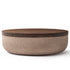 VVD Pottery - Natural Stone 30x7cm with 2cm Walnut Lid (3072) - JANGEORGe Interiors & Furniture