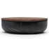 VVD Pottery - Natural Stone 30x7cm with 1cm Walnut Lid (3071) - JANGEORGe Interiors & Furniture