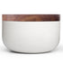 VVD Pottery - Ceramic 15x7cm with 2cm Walnut Lid (1572) - JANGEORGe Interiors & Furniture