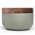 VVD Pottery - Ceramic 15x7cm with 3cm Walnut Lid (1573) - JANGEORGe Interiors & Furniture