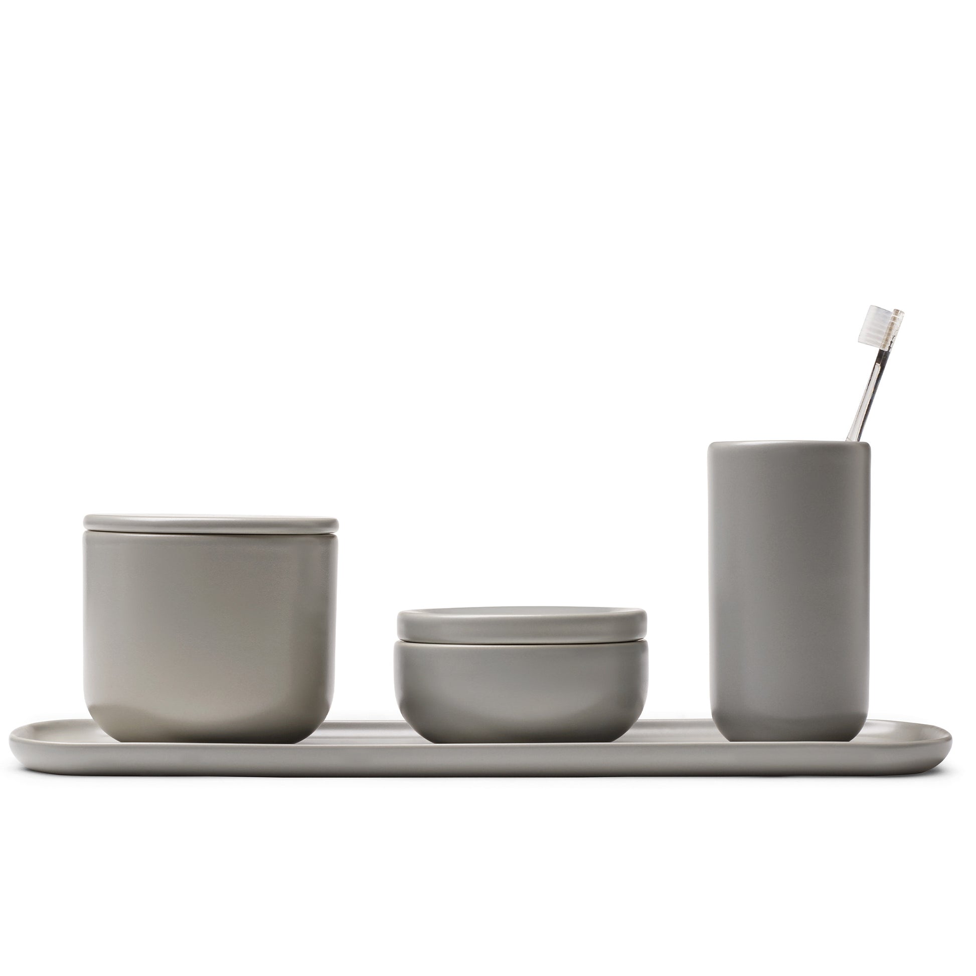 VVD Bathroom Collection - Tray in Ceramic, Oak or Walnut - JANGEORGe Interiors & Furniture