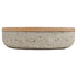 VVD Pottery - Natural Stone 30x7cm with 2cm Oak Lid (3072) | When Objects Work | JANGEORGe Interiors & Furniture