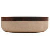 VVD Pottery - Natural Stone 30x7cm with 3cm Oak Lid (3073) | When Objects Work | JANGEORGe Interiors & Furniture