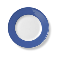 Solid Color - Dinner Plate with Colored Rim 10.2in | 26cm (Ø) - JANGEORGe Interiors & Furniture