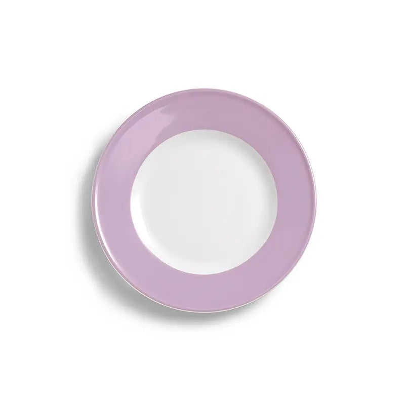 Solid Color - Dessert Plate with Colored Rim 8.3in | 21cm (Ø) | Dibbern | JANGEORGe Interior Design