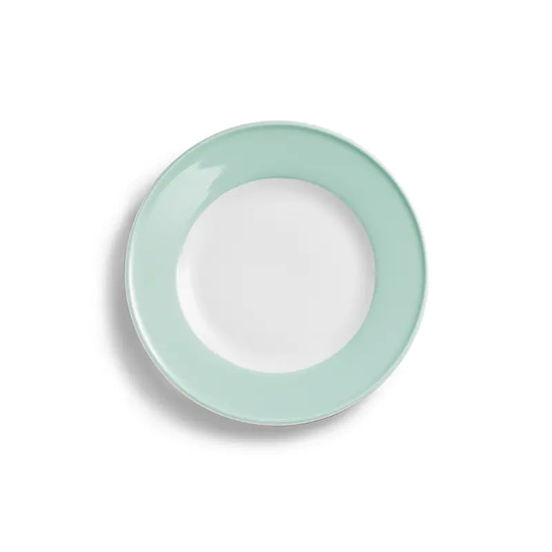 Solid Color - Dessert Plate with Colored Rim 8.3in | 21cm (Ø) | Dibbern | JANGEORGe Interior Design