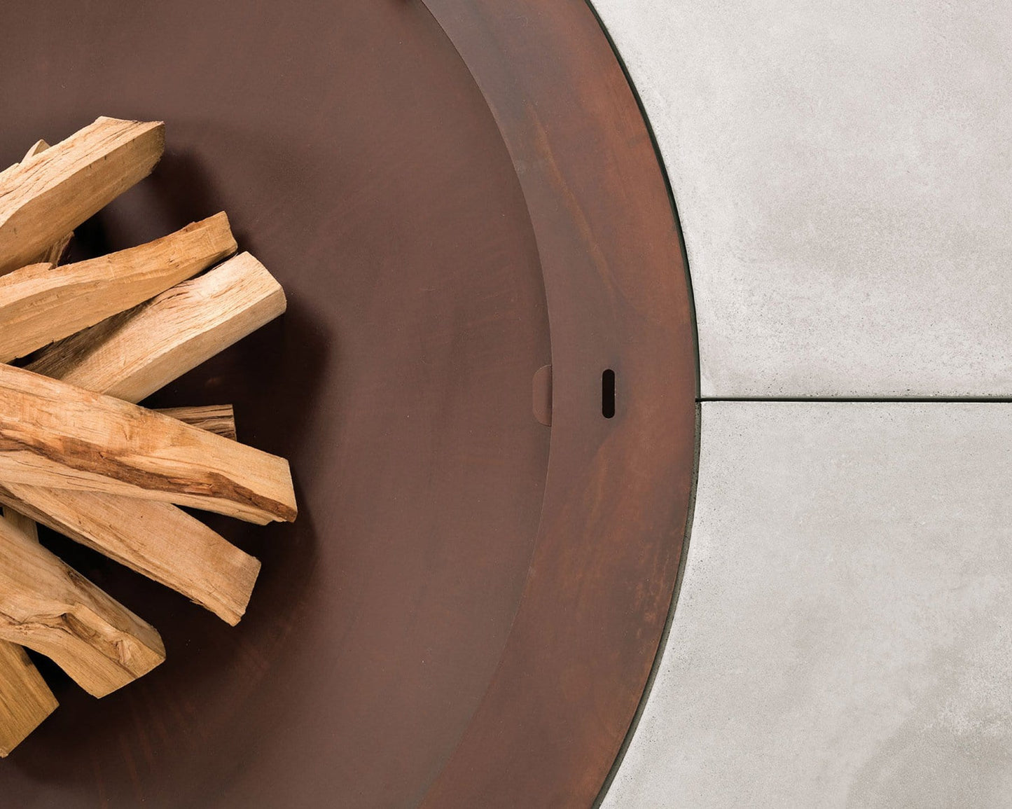 Ercole Outdoor Wood-Burning Fire Pit, Concrete | AK47 DesignArt | JANGEORGe Interior Design