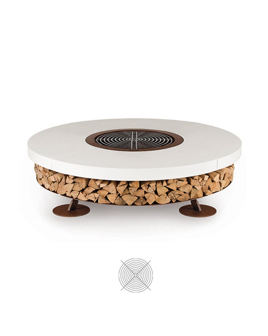 Outdoor Wood-Burning Fire Pit Accessories, Grill | AK47 DesignArt | JANGEORGe Interior Design