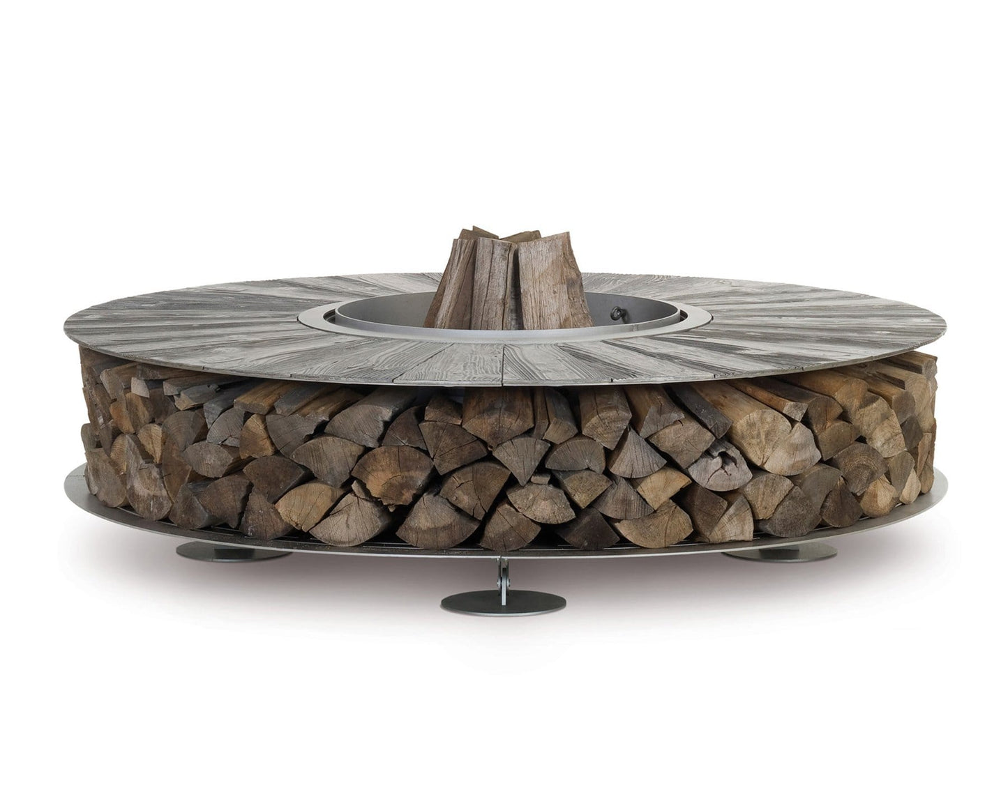 Zero Wood-Burning Outdoor Fire Pit, Texture Collection | AK47 DesignArt | JANGEORGe Interior Design