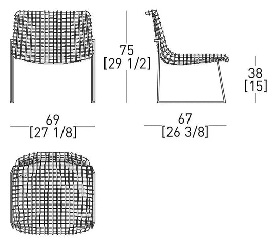 Chylium Lounge In - Chair | Bonacina | JANGEORGe Interior Design