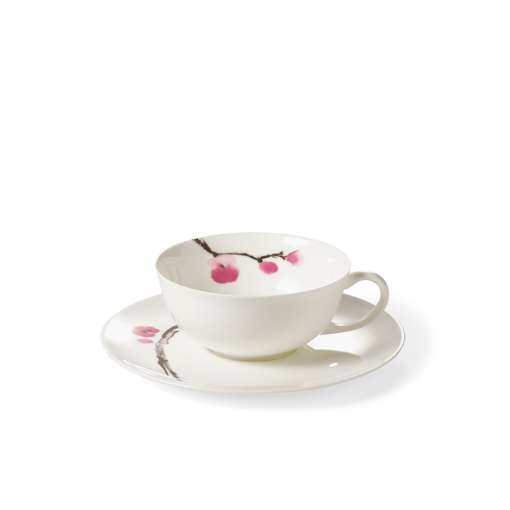 Cherry Blossom - Set - Saucer & Tea Cup 0.2L | Dibbern | JANGEORGe Interior Design