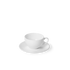 Cross White - Matte White - Set, Espresso Cup 3.7 fl oz | 0.11L & Saucer | Dibbern | JANGEORGe Interior Design