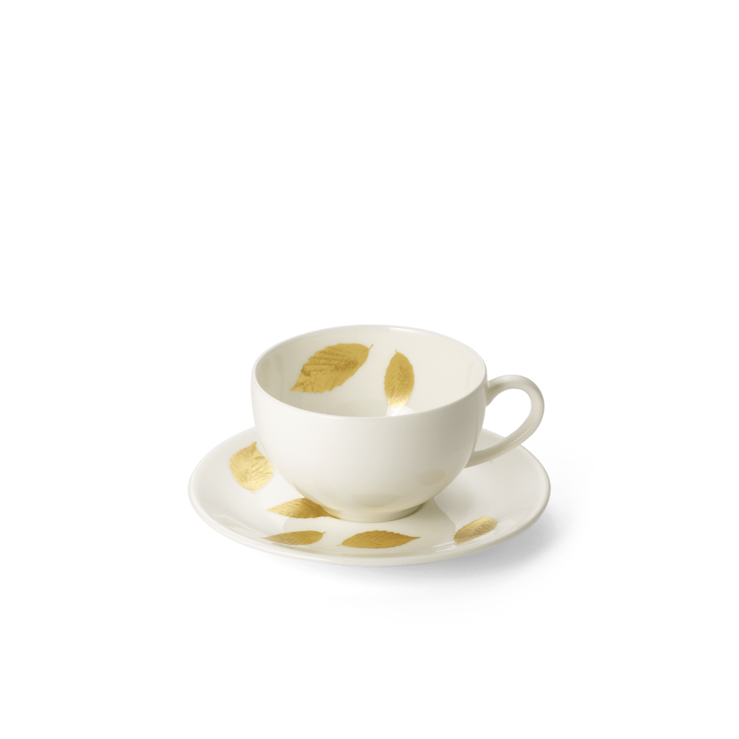 Gold Leaf - Espresso Saucer 0.11L, 4.4in | 11.3cm (Ø) | Dibbern | JANGEORGe Interior Design