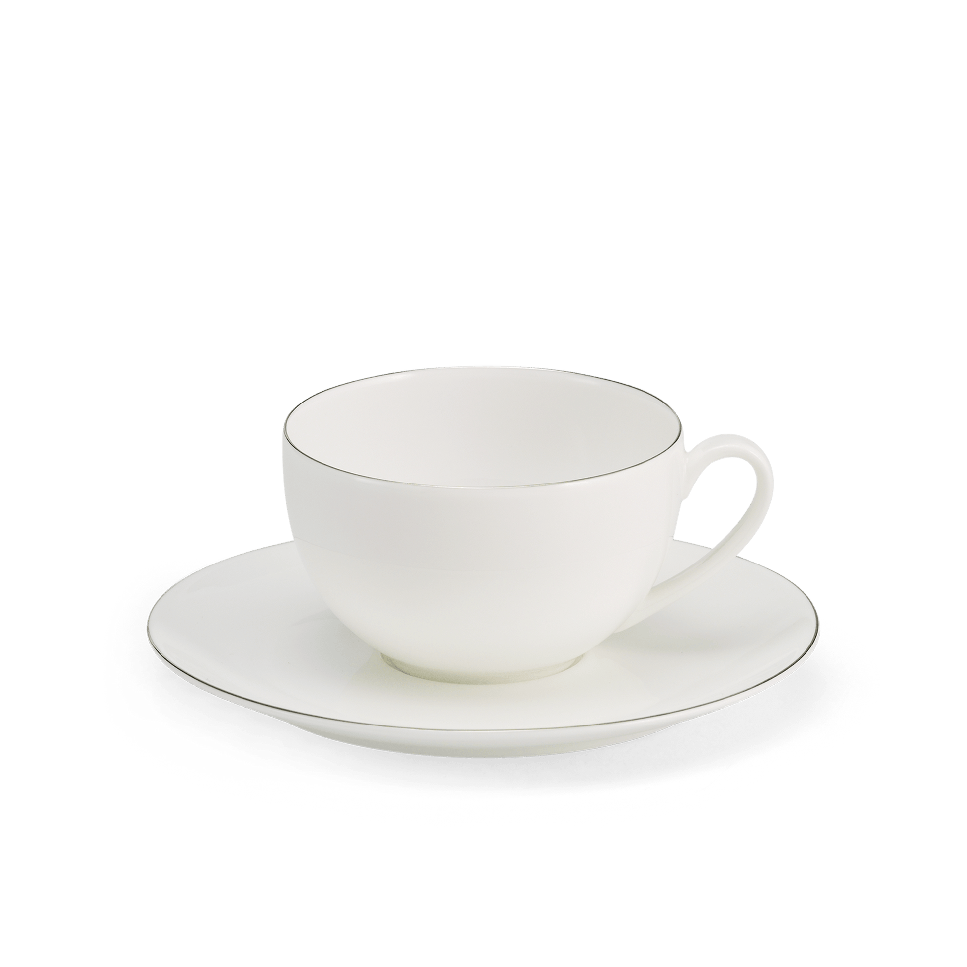 Platin Line - Cafe Au Lait Cup 10.8 fl oz | 0.32L | Dibbern | JANGEORGe Interior Design