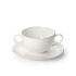 Platin Line - Set - Soup Cup 10.8 fl oz | 0.32L & Saucer | Dibbern | JANGEORGe Interior Design