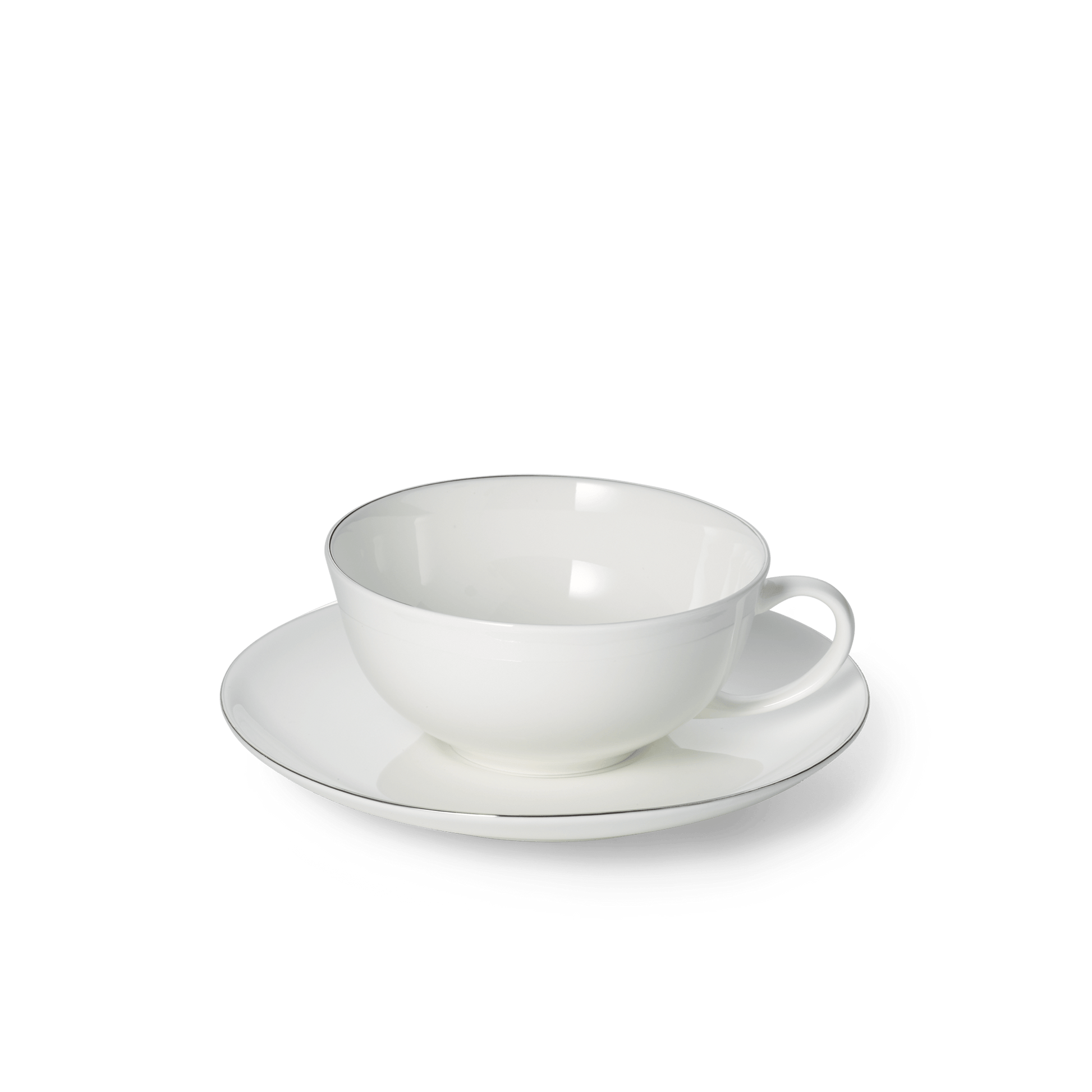 Platin Line - Set - Tea Cup 6.8 fl oz | 0.2L & Saucer | Dibbern | JANGEORGe Interior Design