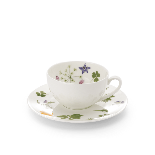 Wildkräuter (Wild Herbs) - Coffee Saucer 8.8in | 16cm (Ø) | Dibbern | JANGEORGe Interior Design