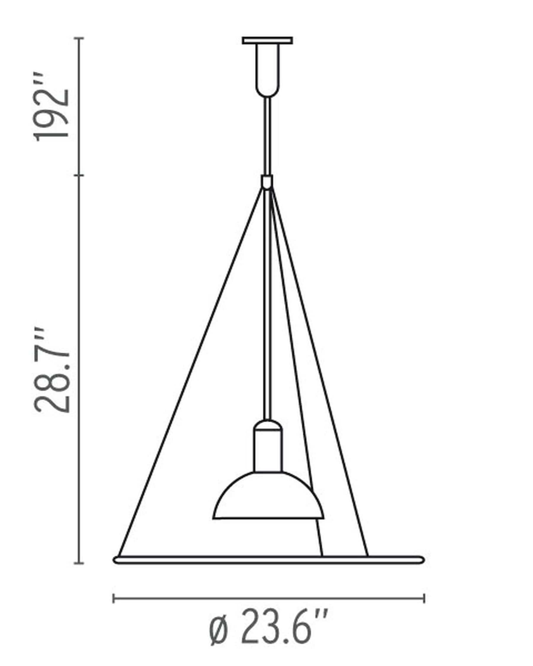 Frisbi Pendant Ceiling Dimmable Lamp | Flos | JANGEORGe Interior Design