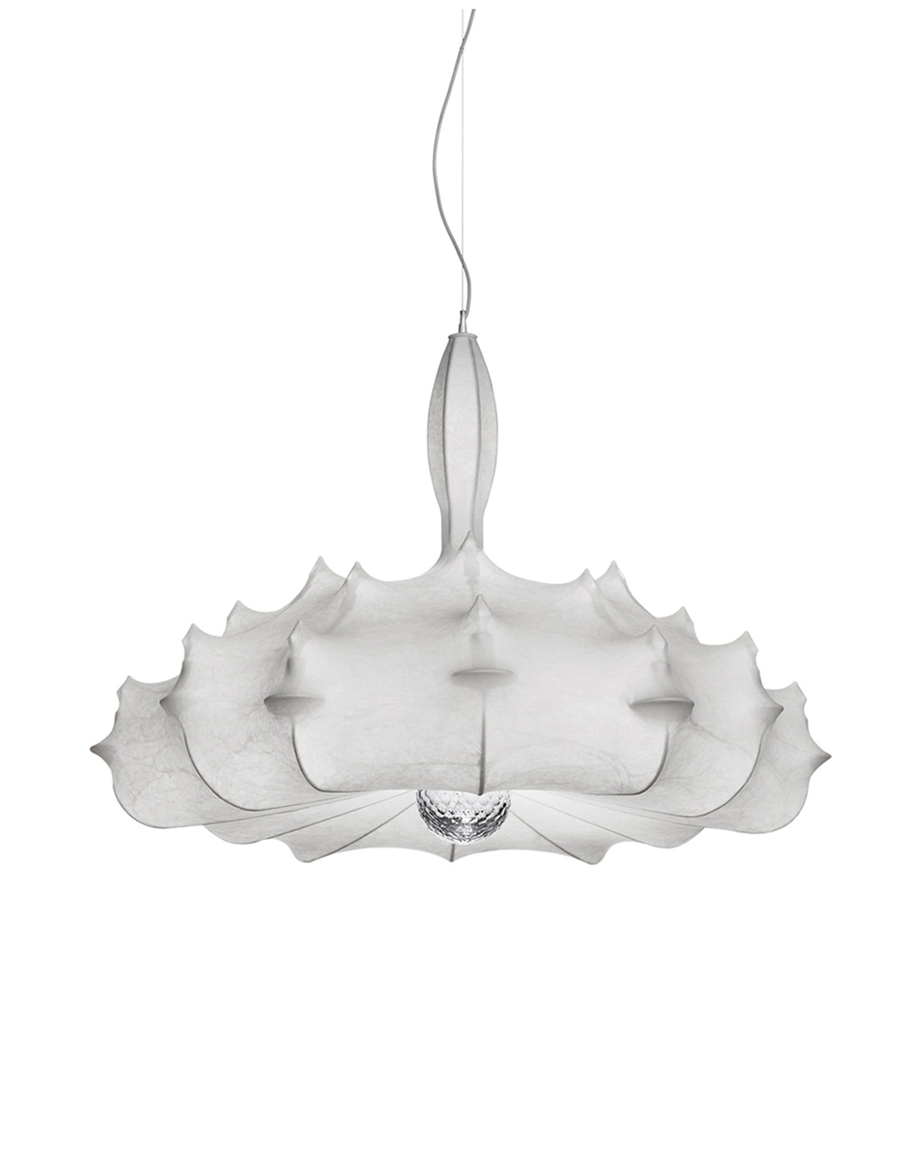 Zeppelin Chandelier Pendant Light made with Cocoon Material | Flos | JANGEORGe Interior Design