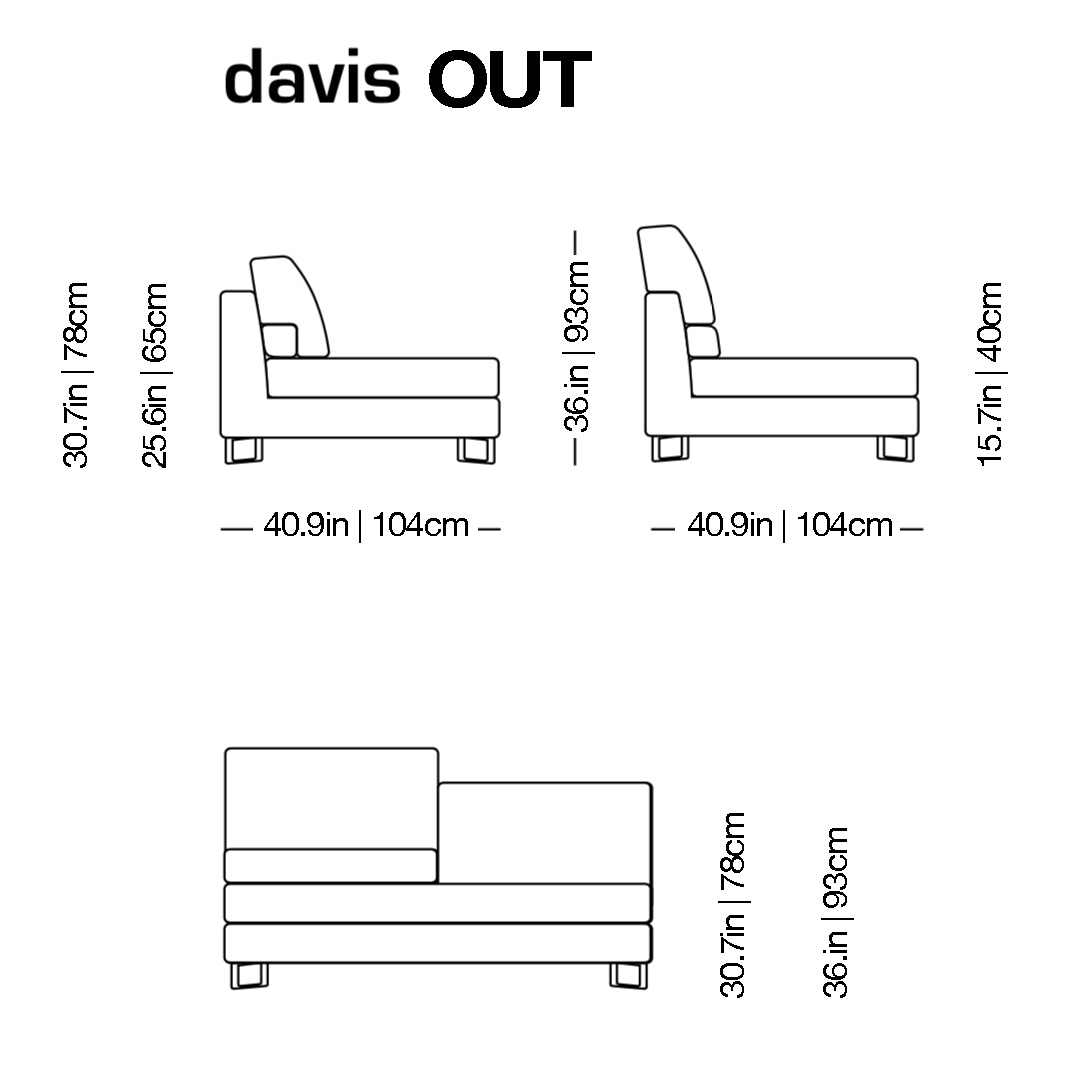 Davis Out - Sofa | Frigerio | JANGEORGe Interior Design